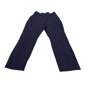Spanx Womens The Perfect Pant Classic Navy Slim Straight Ponte Fit M Office